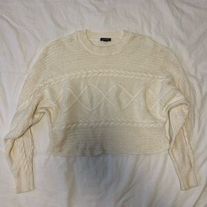Wild Fable white sweater